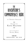 The Raconteur's Commonplace Book - Kate Milford - 9780358411222