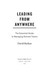Leading From Anywhere - David Burkus - 9780358533382