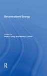 Decentralized Energy - Paul P. Craig - 9780367019372
