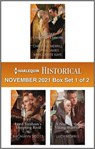 Harlequin Historical November 2021 Box Set - 1 of 2 - Christine Merrill ; Sophia James ; Marguerite Kaye ; Bronwyn Scott ; Lucy Morris - 9780369711359