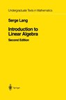 Introduction to Linear Algebra - Serge Lang - 9780387962054