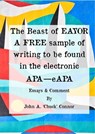 The Beast of Enter At Your Own Risk - John A. Connor - 9780463656389