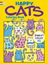 Happy Cats Coloring Book/Happy Cats Color by Number - Noelle Dahlen - 9780486850221
