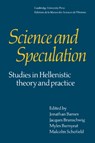 Science and Speculation - Jonathan Barnes ; J. Brunschwig - 9780521022187