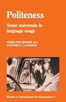 Politeness - Penelope (Max-Planck-Institut fur Psycholinguistik Brown ; Stephen C. (Max-Planck-Institut fur Psycholinguistik Levinson - 9780521313551