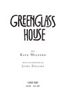 Greenglass House - Kate Milford - 9780544055551
