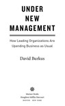 Under New Management - David Burkus - 9780544631601