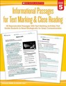 Informational Passages for Text Marking & Close Reading: Grade 5: 20 Reproducible Passages with Text-Marking Activities That Guide Students to Read St - Martin Lee - 9780545793810