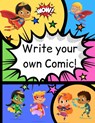 How to Write Your own Comic Book with Black Panels for Creative Kids - Angharad Thompson Rees - 9780648590729