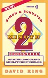 SIMON AND SCHUSTER'S TWO-MINUTE CROSSWORDS Vol. 1 - David King - 9780671885748