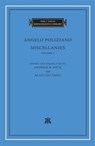 Miscellanies - Angelo Poliziano - 9780674049376