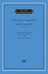 Miscellanies - Angelo Poliziano - 9780674244962