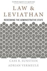 Law and Leviathan - Cass R. Sunstein ; Adrian Vermeule - 9780674278691