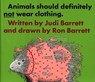 Animals Should Definitely Not Wear Clothing - Judi Barrett - 9780689205927