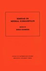Seminar On Minimal Submanifolds - Enrico Bombieri - 9780691083193