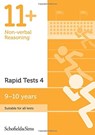 11+ Non-verbal Reasoning Rapid Tests Book 4: Year 5, Ages 9-10 - Rebecca Schofield & Sims ; Brant - 9780721714660