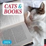 Cats & Books 2024 Wall Calendar -  - 9780789343291
