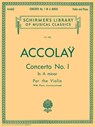 CONCERTO NO. 1 IN A MINOR - UNKNOWN - 9780793554454