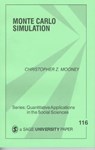 Monte Carlo Simulation - MOONEY,  Christopher Z. - 9780803959439