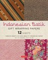Indonesian Batik Gift Wrapping Papers - 12 Sheets - Periplus Editors - 9780804846332