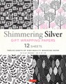 Shimmering Silver Gift Wrapping Papers - 12 Sheets - Tuttle Studio - 9780804852135