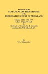 Abstracts of the Testamentary Proceedings of the Prerogative Court of Maryland. Volume XLII - Jr. Vernon L. Skinner - 9780806355948