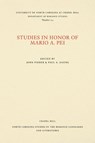 Studies in Honor of Mario a. Pei - John Fisher ; Paul A. Gaeng - 9780807891148