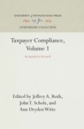 Taxpayer Compliance, Volume 1 - Jeffrey A. Roth ; John T. Scholz ; Ann Dryden Witte - 9780812281828