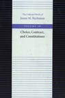 Choice, Contract & Constitutions - James Buchanan - 9780865972438