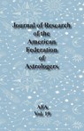 Journal of Research of the American Federation of Astrologers Vol. 19 - Demetra George - 9780866906746