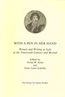 With a Pen in Her Hand - Verina Jones ; Anna-Laura Lepschy - 9780952590156
