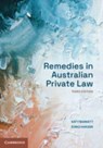 Remedies in Australian Private Law - Katy (University of Melbourne) Barnett ; Sirko (University of Sussex) Harder - 9781009390194