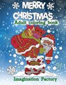 Merry Christmas Adult coloring book - Imagination Factory - 9781087917184