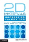 2D Materials - Phaedon (IBM T. J. Watson Research Center Avouris ; Tony F. (Stanford University Heinz ; Tony (University of Minnesota) Low - 9781107163713