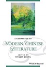 COMPANION TO MODERN CHINESE LITERATURE - YINGJIN ZHANG - 9781119109082