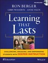 Learning That Lasts - Libby Woodfin ; Ron Berger ; Anne Vilen - 9781119253549