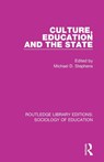 Culture, Education and the State - Michael Stephens - 9781138629257