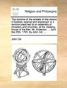 The Doctrine of the Wheels, in the Visions of Ezekiel, Opened and Explained - John Gill - 9781170523841