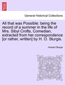 All That Was Possible - Howard Sturgis - 9781241404529