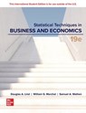 Statistical Techniques in Business and Economics ISE - Douglas Lind ; William Marchal ; Samuel Wathen - 9781266283536