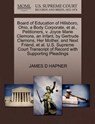 Board of Education of Hillsboro, Ohio, a Body Corporate, et al., Petitioners, V. Joyce Marie Clemons, an Infant, by Gertrude Clemons, Her Mother, and Next Friend, et al. U.S. Supreme Court Transcript of Record with Supporting Pleadings - HAPNER,  James D - 9781270417538