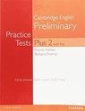 PET Practice Tests Plus 2 Students' Book with Key - Barbara Thomas - 9781292142395