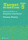 Target Grade 5 Unseen Poetry Edexcel GCSE (9-1) Eng Lit Workbook - David Grant - 9781292230139
