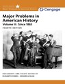 Major Problems in American History, Volume II - Elizabeth (San Diego State University) Cobbs ; Edward (San Diego State University) Blum ; Jon (University of California Gjerde - 9781305585300