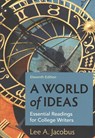 A World of Ideas: Essential Readings for College Writers - Lee Jacobus - 9781319194444
