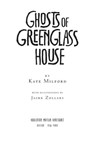 Ghosts of Greenglass House - Kate Milford - 9781328828927