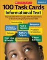 100 Task Cards: Informational Text: Reproducible Mini-Passages with Key Questions to Boost Reading Comprehension Skills - Scholastic Teaching Resources - 9781338112993