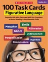 100 Task Cards: Figurative Language: Reproducible Mini-Passages with Key Questions to Boost Reading Comprehension Skills - Justin McCory Martin - 9781338603156