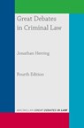 Great Debates in Criminal Law - Jonathan (University of Oxford Herring - 9781352010237