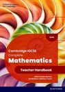 Cambridge IGCSE Complete Mathematics Core: Teacher Handbook Sixth Edition - Ian Bettison ; Mathew Taylor ; Deborah Barton - 9781382042512